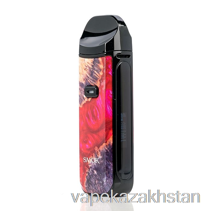 Vape Kazakhstan SMOK NORD 2 40W Pod System Red Stabilizing Wood